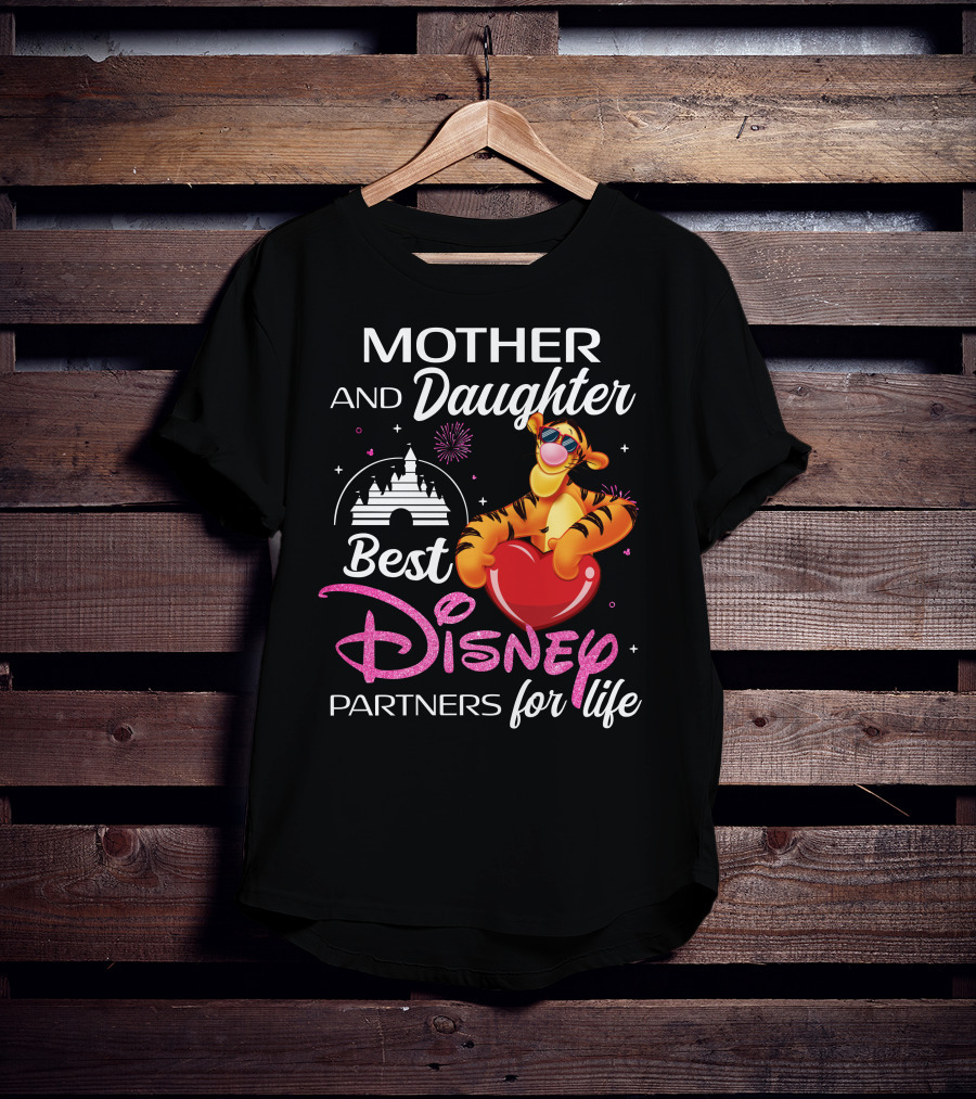 Mother And Daughter Best Disney Partners For Life Tigger T-Shirt