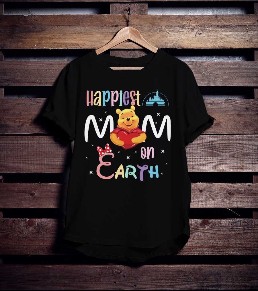 Happiest Mom On Earth Pooh T-Shirt