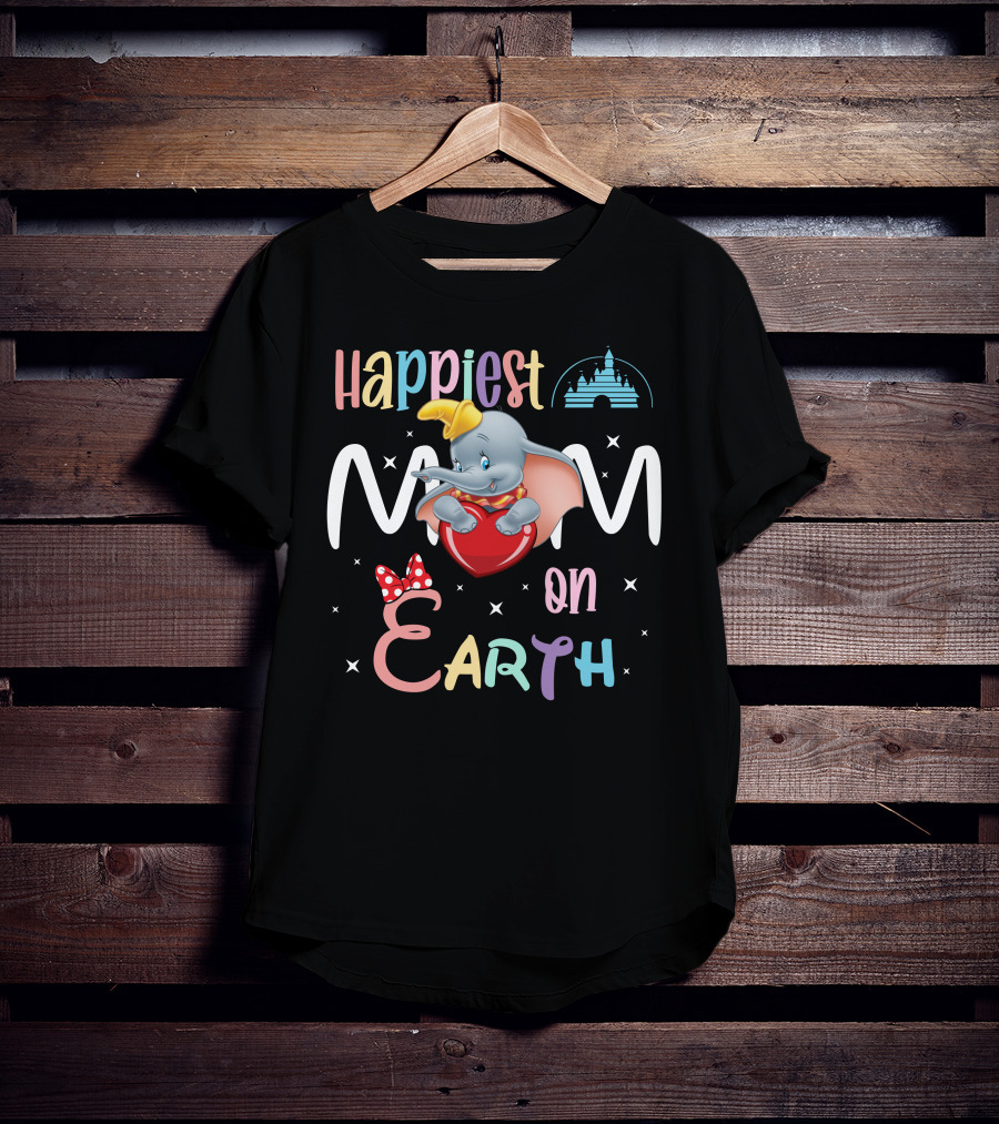 Happiest Mom On Earth Dumbo T-Shirt