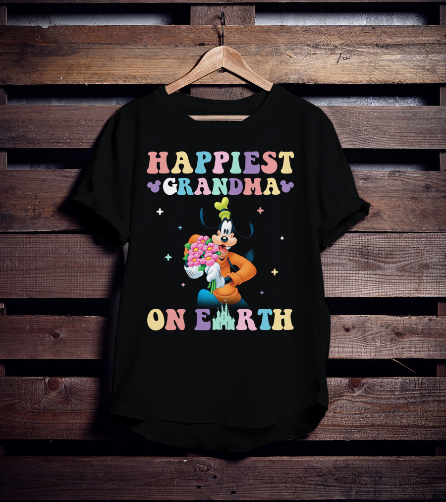 Happiest Grandma On Earth Goofy T-Shirt