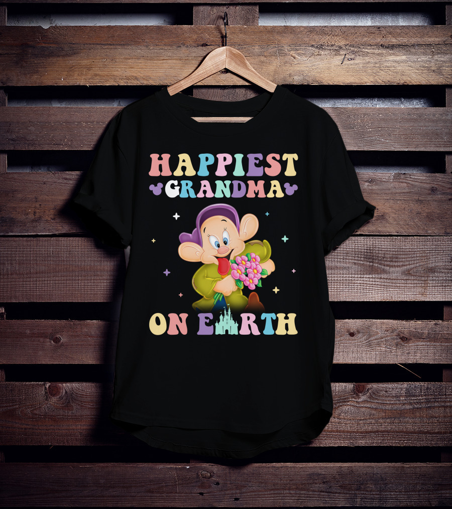 Happiest Grandma On Earth Dopey T-Shirt
