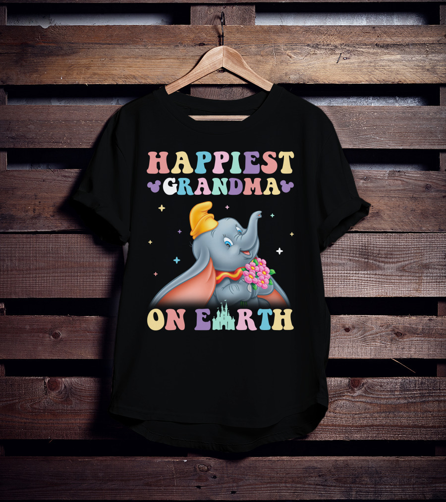 Dumbo Happiest Grandma On Earth T-Shirt