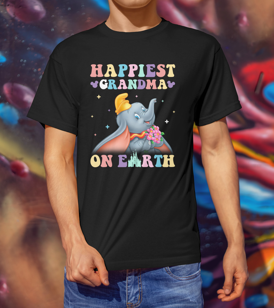 Dumbo Happiest Grandma On Earth T-Shirt