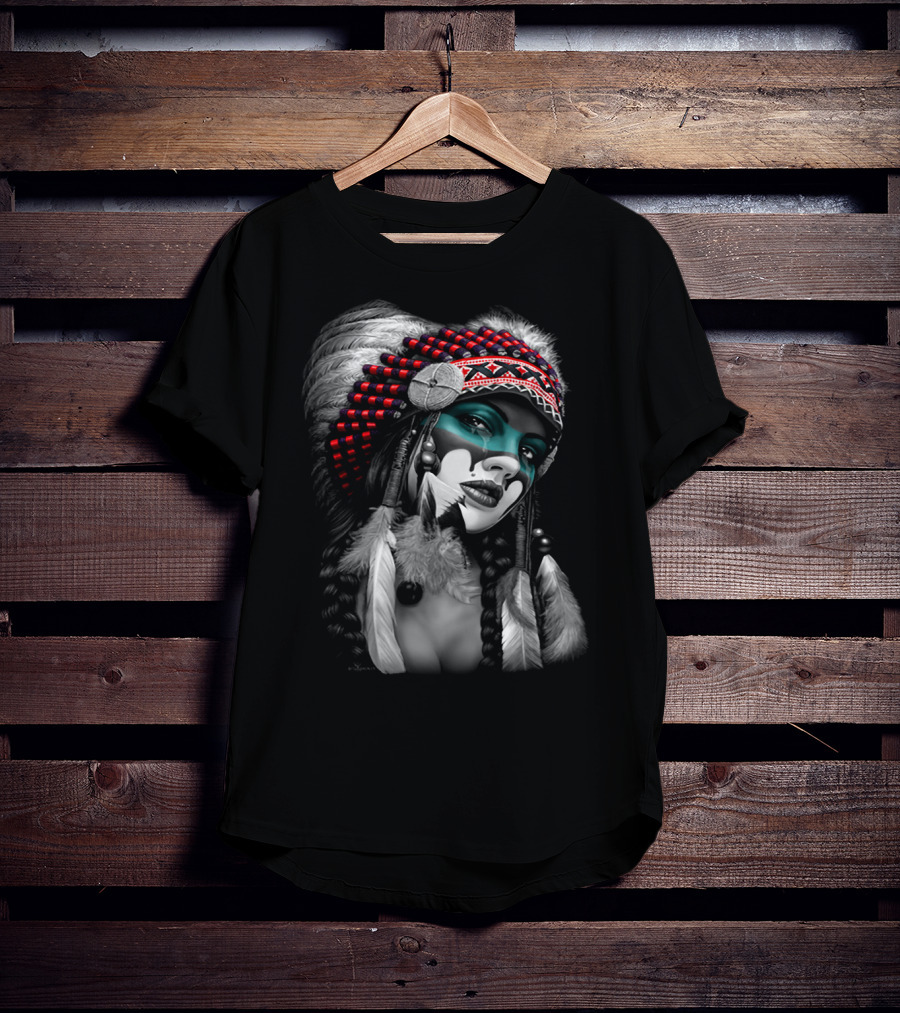 Fdsgdfg Native Inspired Headdress T-Shirt