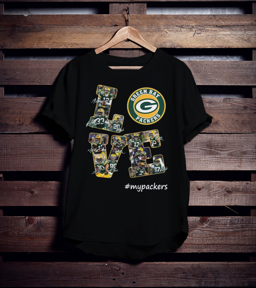 Green Bay Packers Love #Mypackers T-Shirt