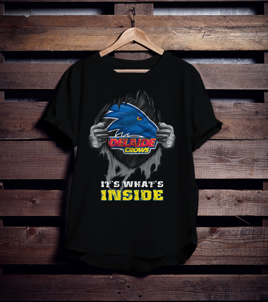 It's What's Inside Adelaide Crows Logo Burst T-Shirt