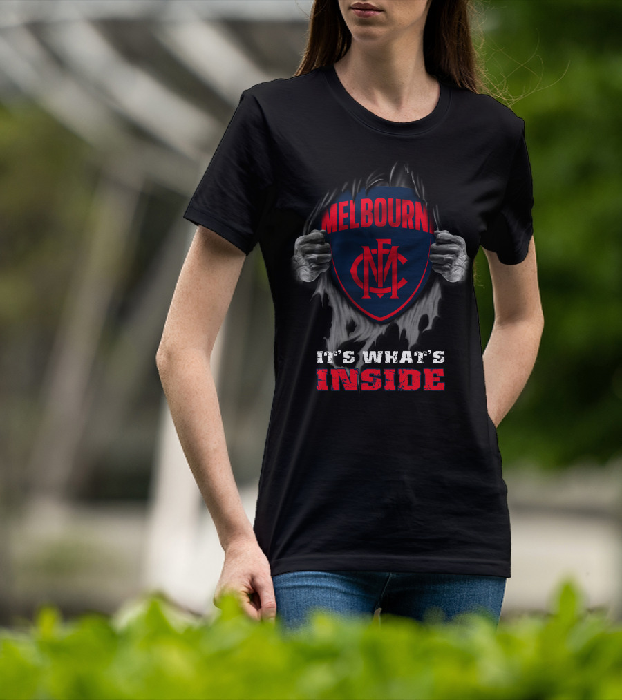 Melbourne Demons It's What's Inside Mfc T-Shirt