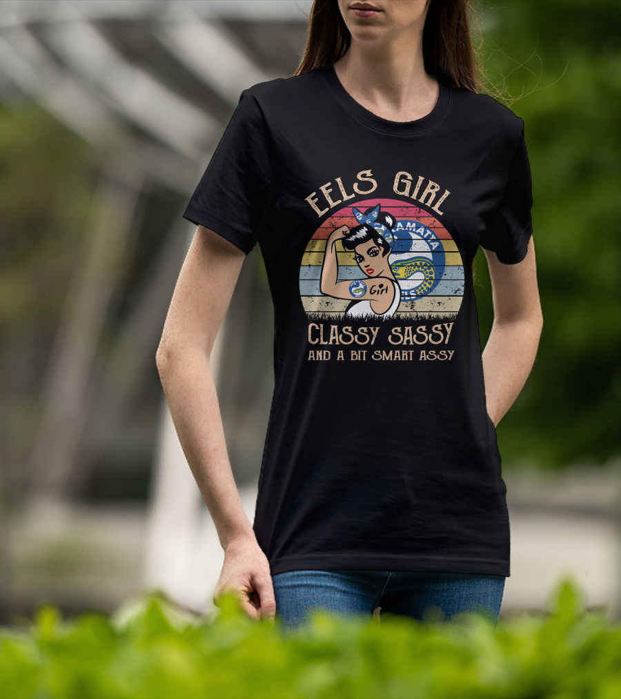 Parramatta Eels Girl Classy Sassy And A Bit Smart Assy T-Shirt