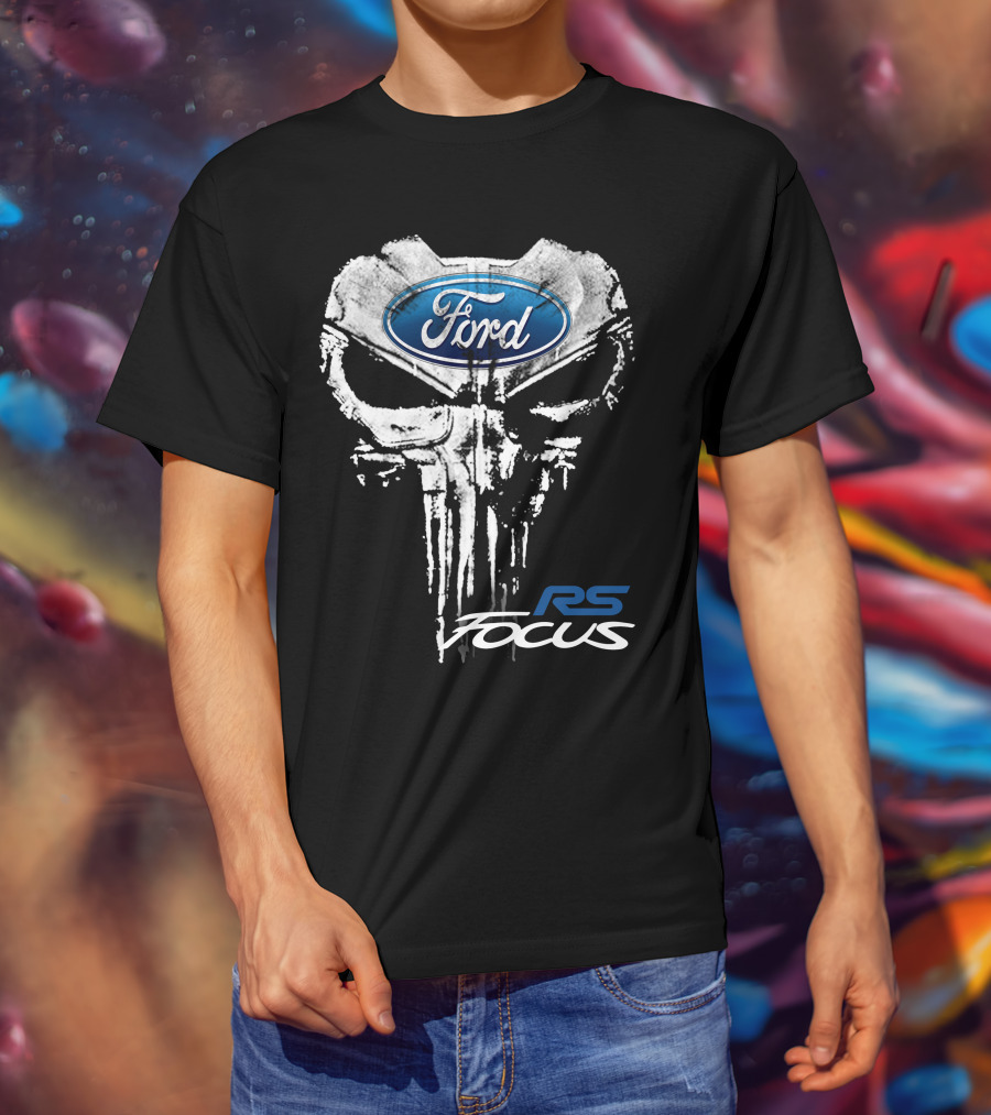 Ford Focus RS Punisher Skull T-Shirt