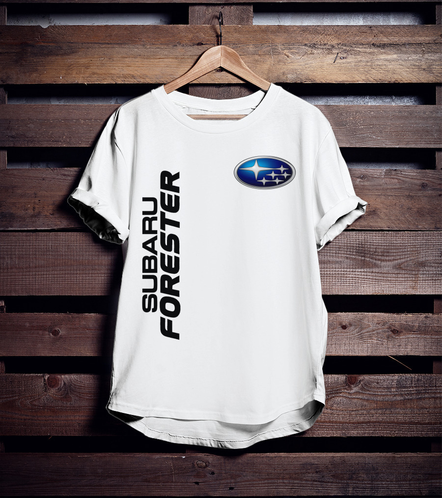 SUBARU FORESTER Logo Oval Badge T-Shirt