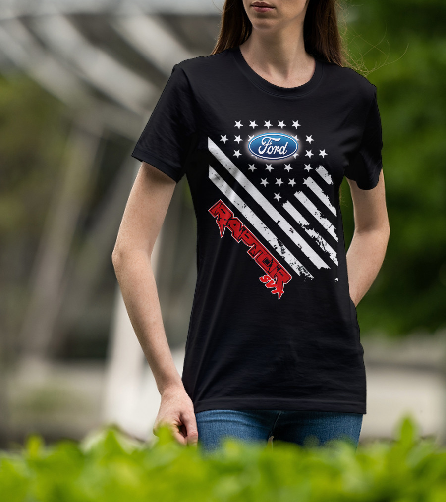 Ford Raptor SVT American Flag T-Shirt