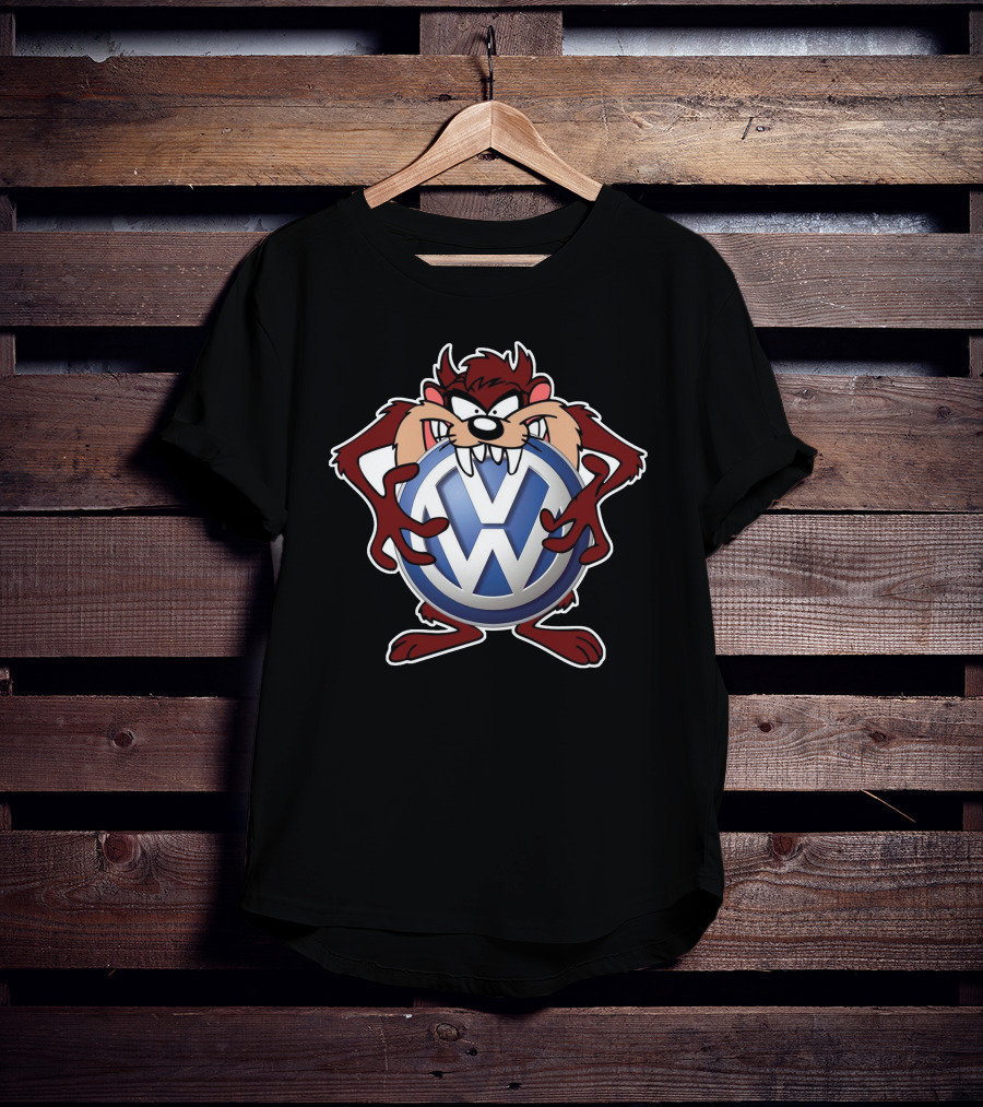 Volkswagen Logo With Taz Character T-Shirt