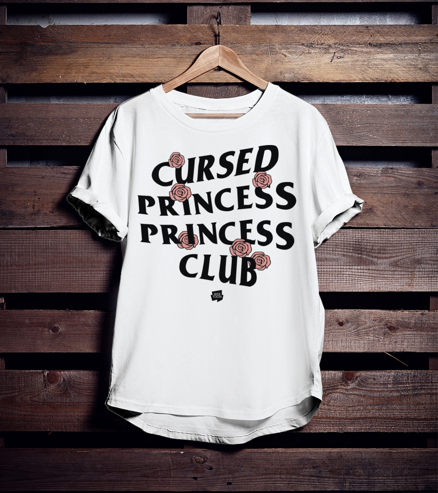 Cursed Princess Club Webtoon Merchandise Roses T-Shirt
