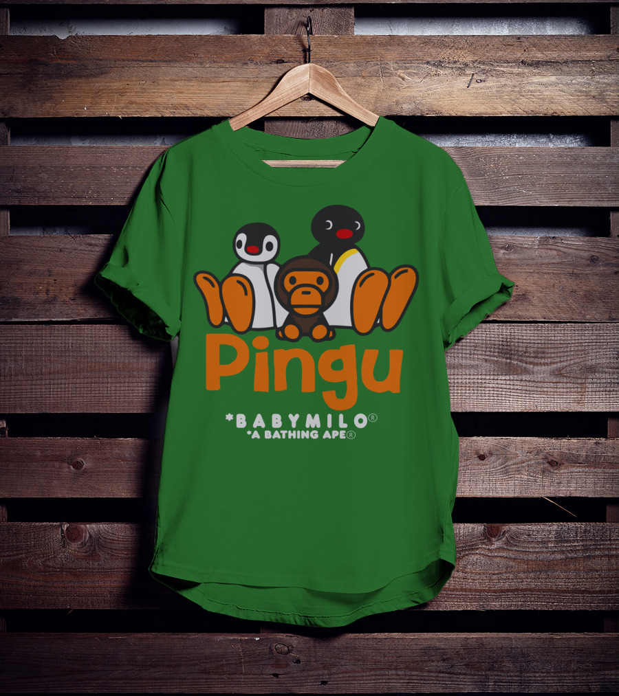 Pingu Baby Milo A Bathing Ape Collaboration T-Shirt