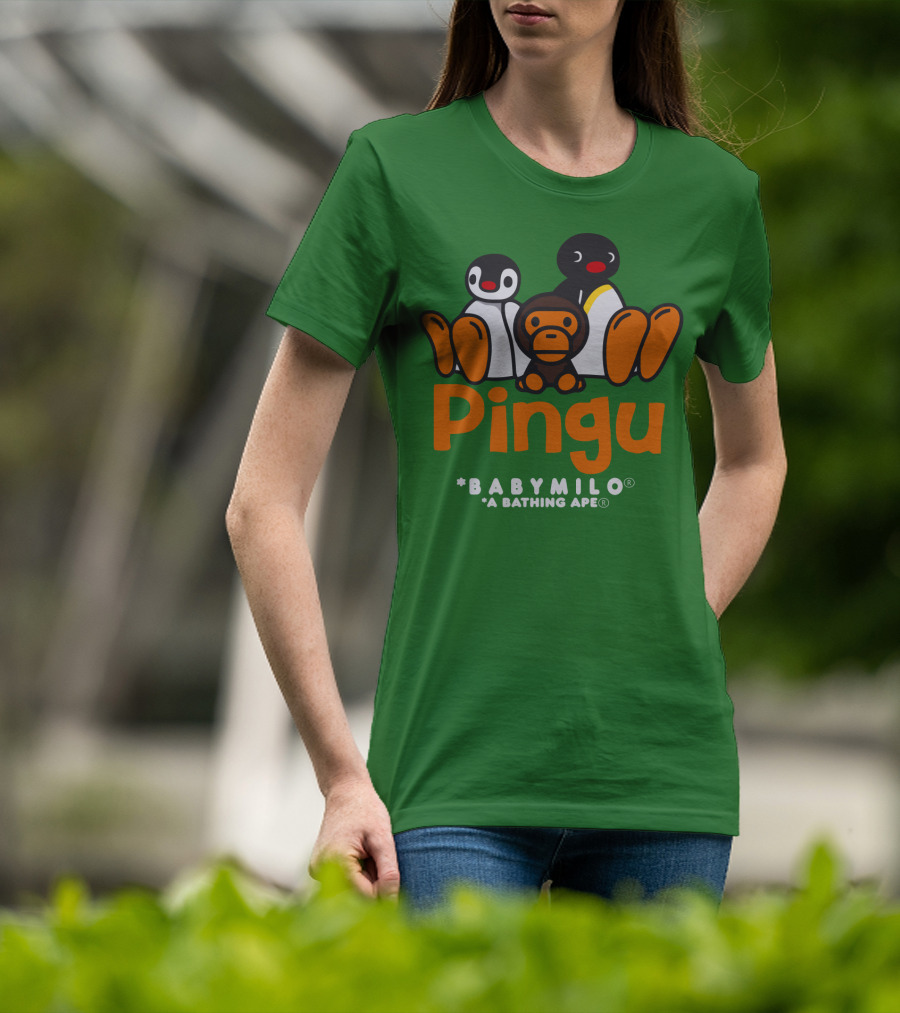 Pingu Baby Milo A Bathing Ape Collaboration T-Shirt