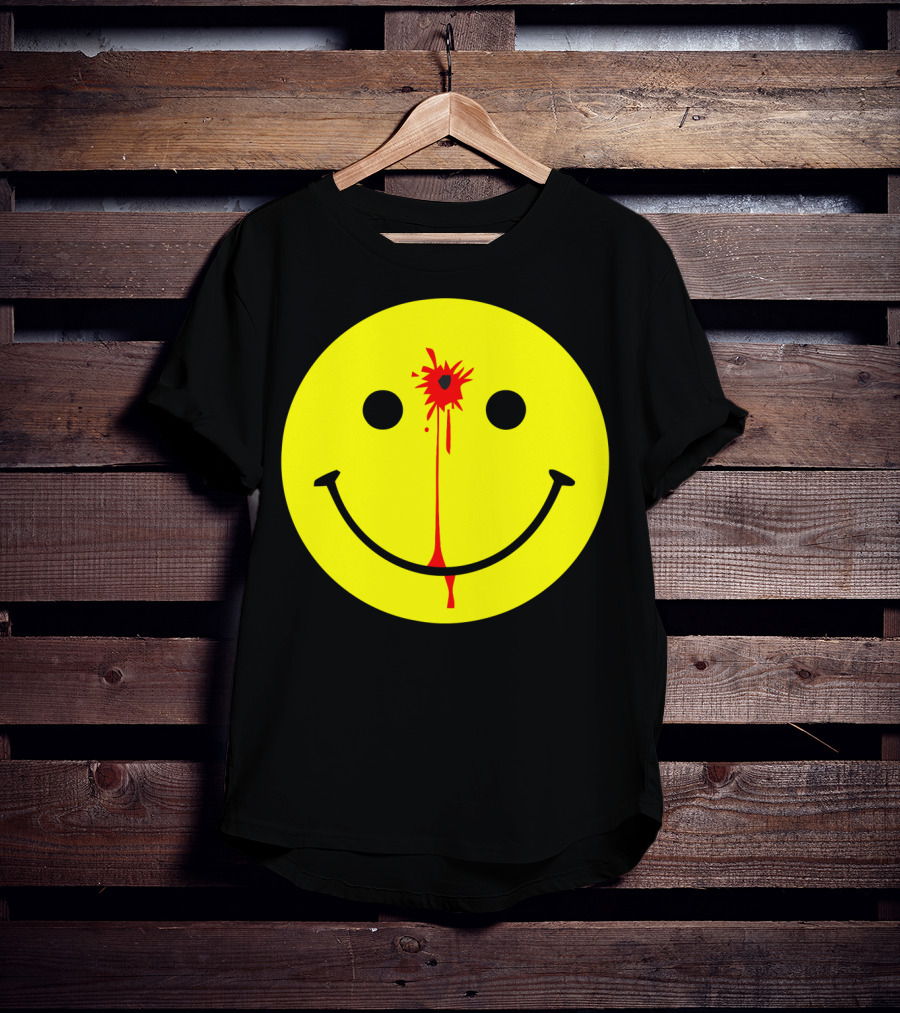 Have A Nice Day Smiley Face Blood Splatter T-Shirt