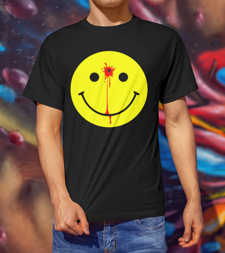 Have A Nice Day Smiley Face Blood Splatter T-Shirt