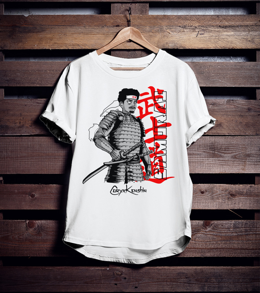 CoryxKenshin Samurai Warrior T-Shirt