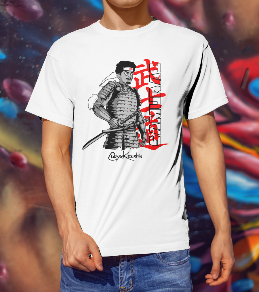 CoryxKenshin Samurai Warrior T-Shirt