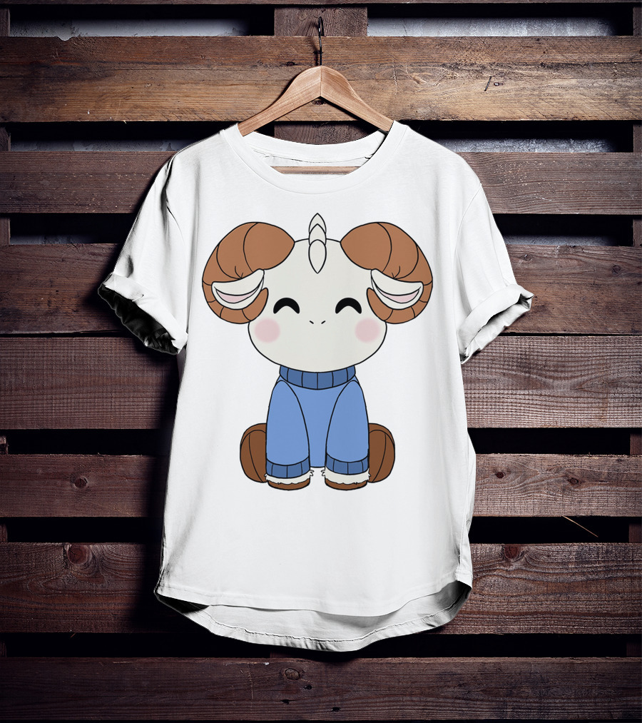 Jschlatt Ram Hoodie Min Plush Cartoon T-Shirt