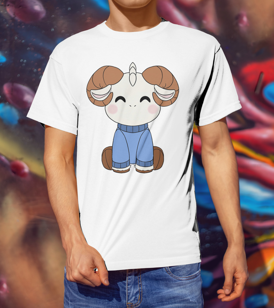 Jschlatt Ram Hoodie Min Plush Cartoon T-Shirt