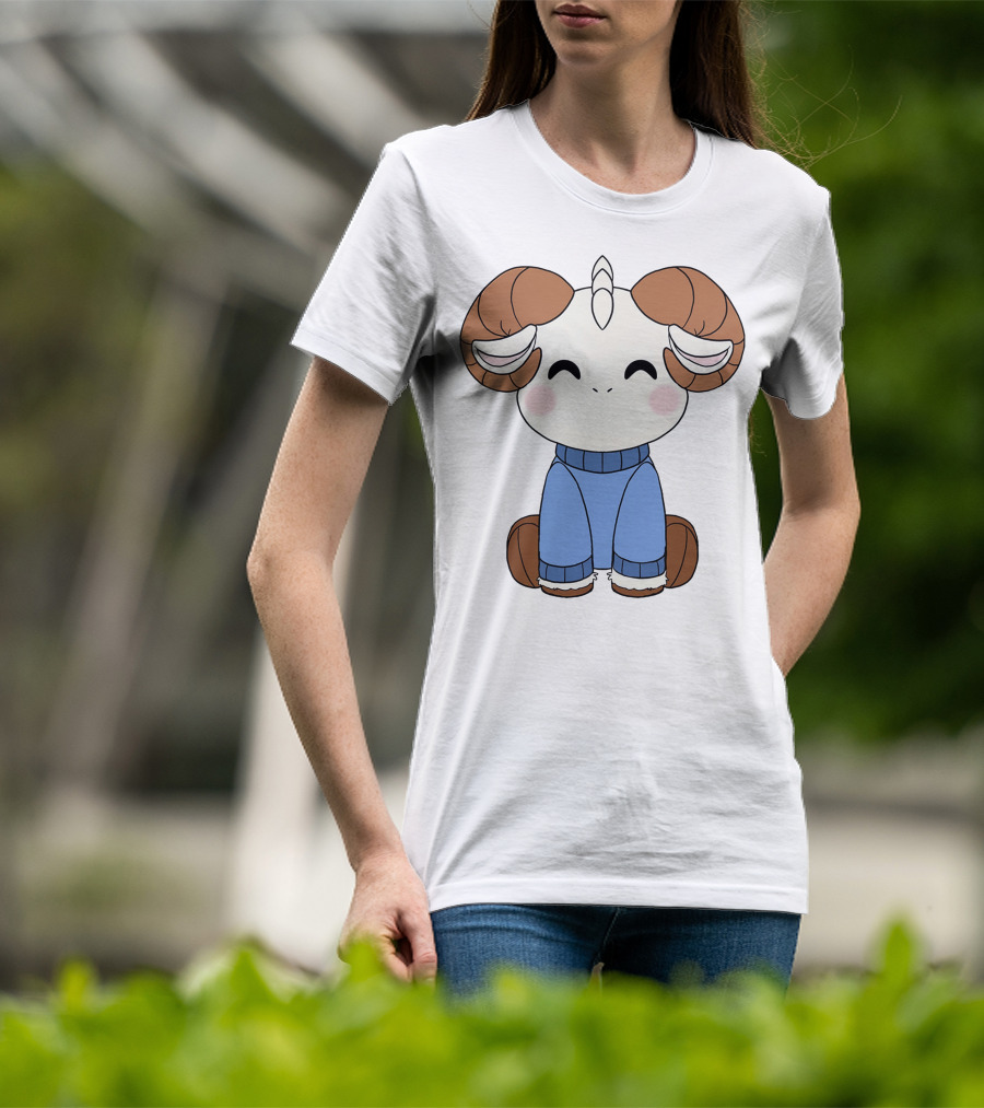 Jschlatt Ram Hoodie Min Plush Cartoon T-Shirt