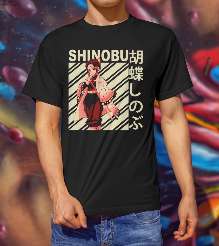 SHINOBU Kimetsu No Yaiba Demon Slayer Character T-Shirt