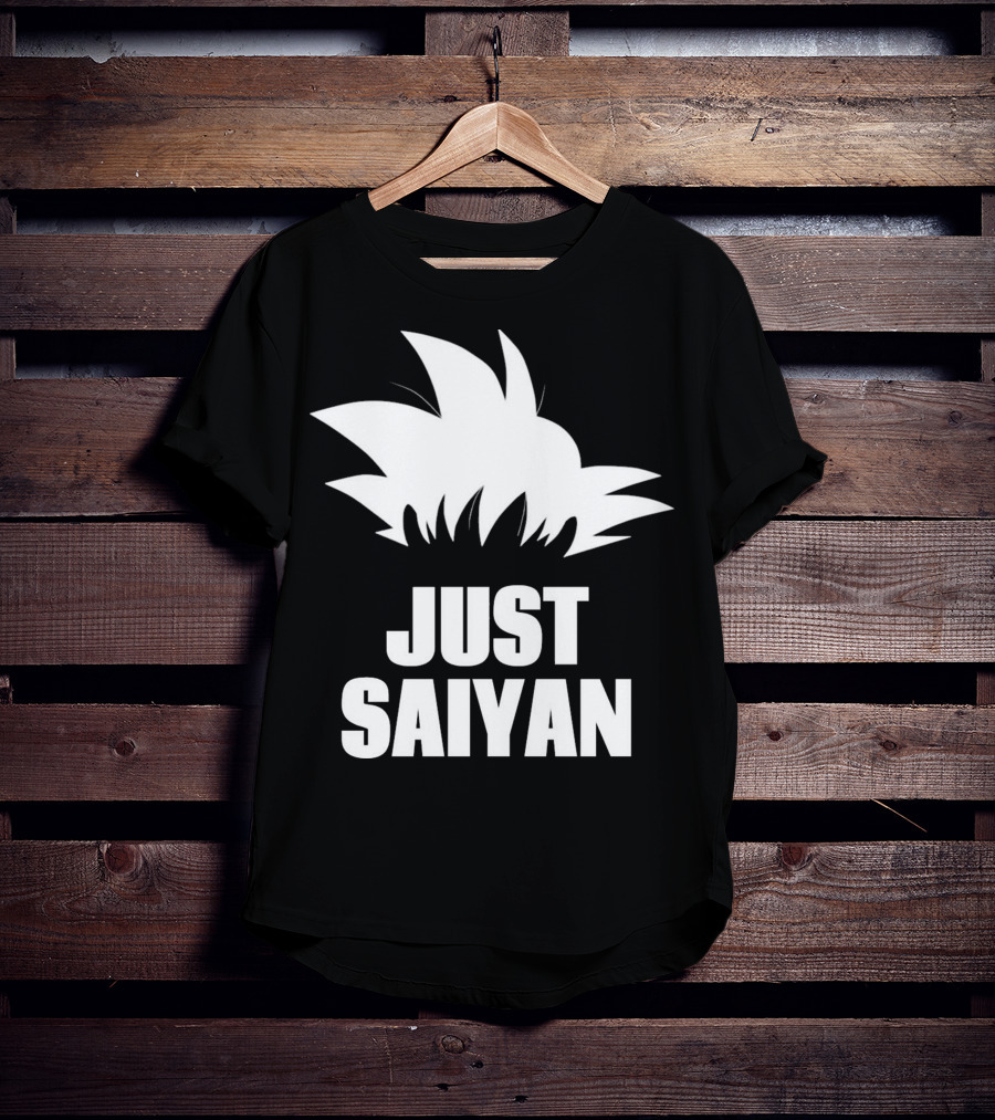 Just Saiyan Dragon Ball Z Super Saiyan Hair T-Shirt