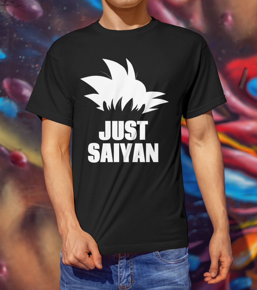 Just Saiyan Dragon Ball Z Super Saiyan Hair T-Shirt