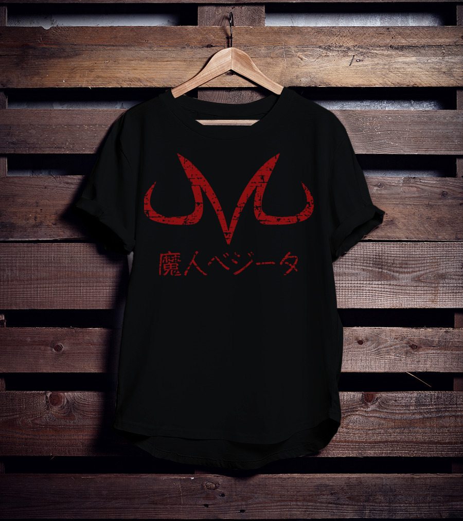 Majin Vegeta Symbol Red T-Shirt
