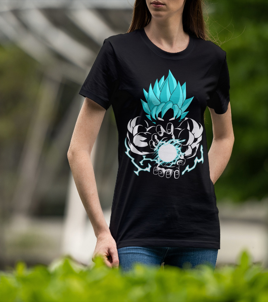 Super Saiyan Blue Energy Charge T-Shirt
