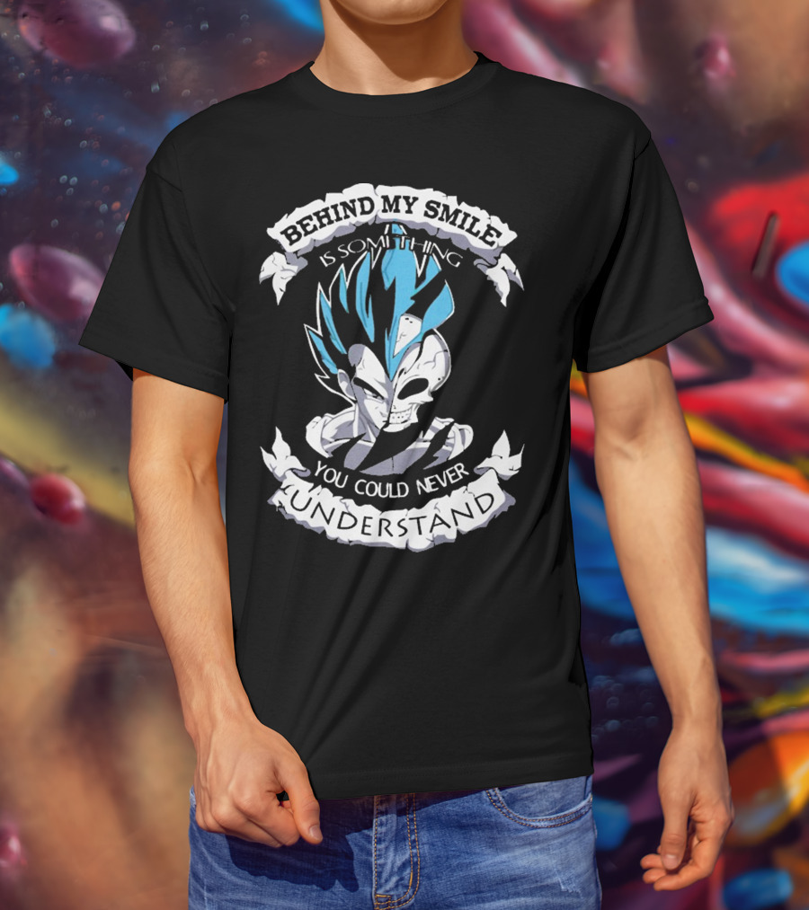 Behind My Smile Is Something You Could Never Understand Vegeta T-Shirt