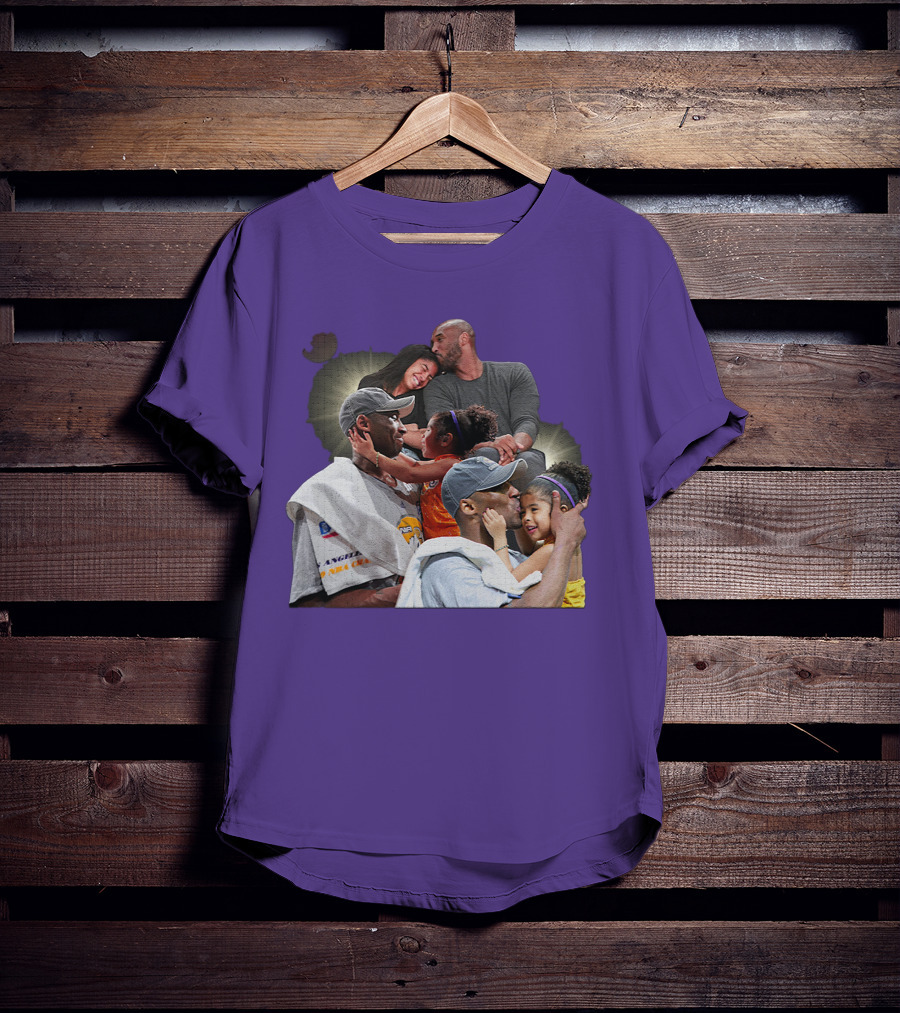 Kobe And Gigi Celebration Los Angeles Lakers Moments T-Shirt