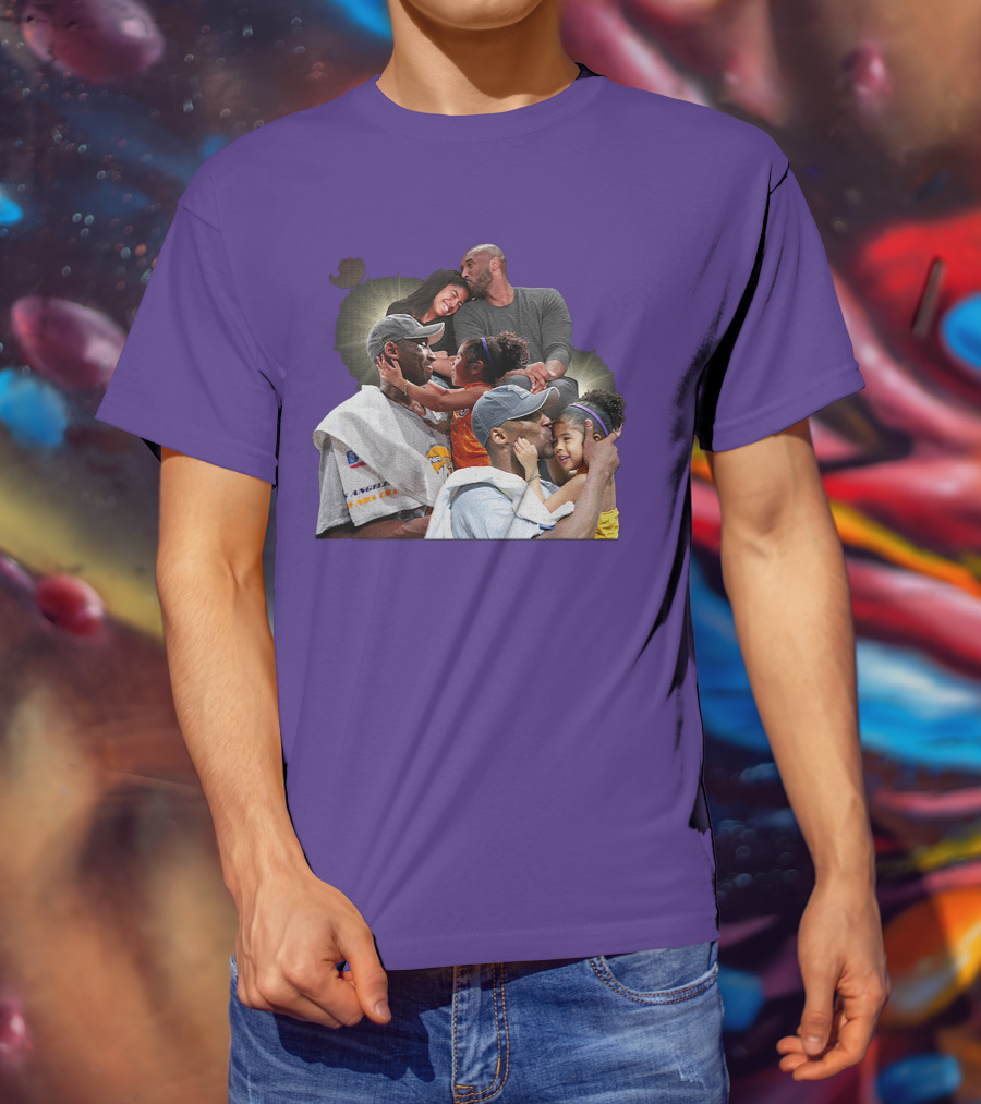 Kobe And Gigi Celebration Los Angeles Lakers Moments T-Shirt