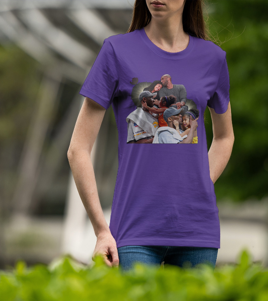 Kobe And Gigi Celebration Los Angeles Lakers Moments T-Shirt