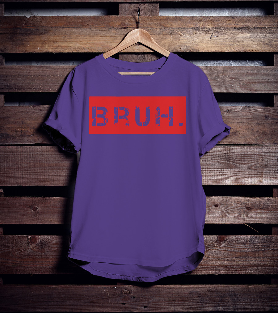 Bruh Meme Funny Saying Brother Teens Greeting T-Shirt