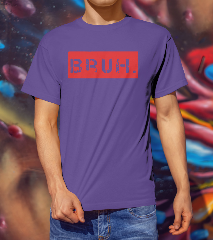 Bruh Meme Funny Saying Brother Teens Greeting T-Shirt