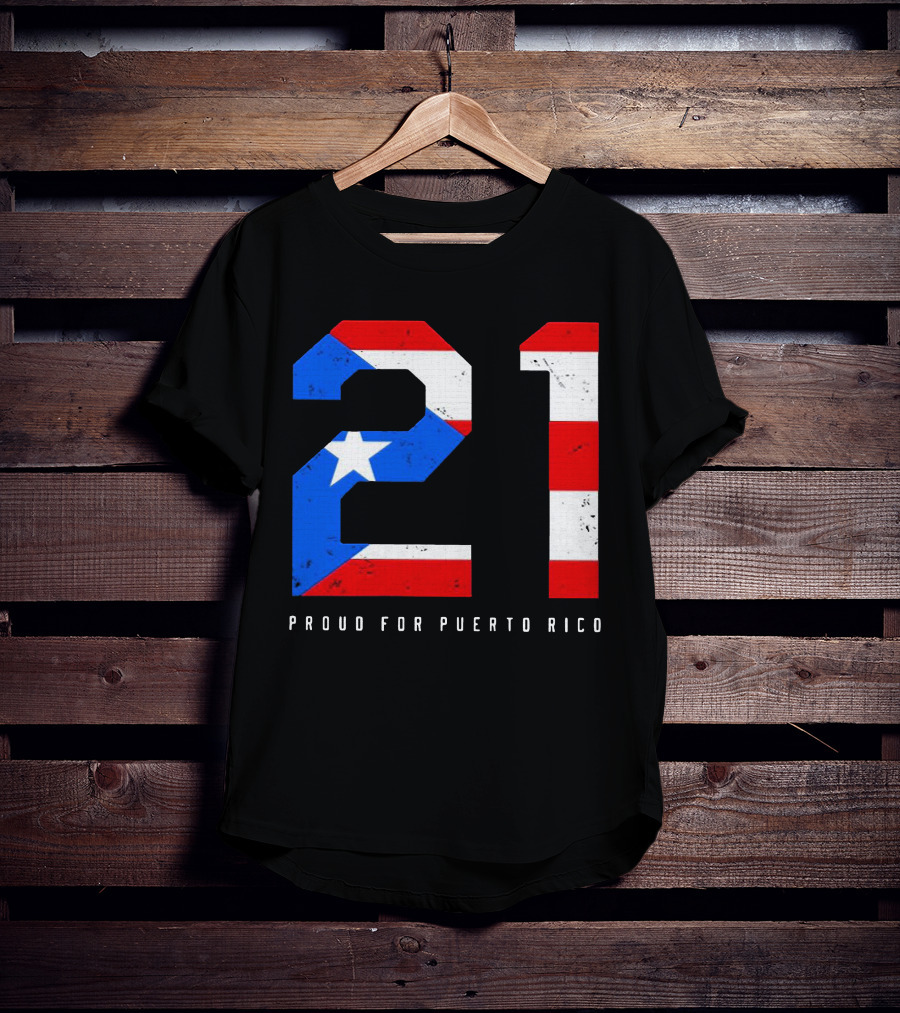 21 Puerto Rico Pride Flag Colors T-Shirt