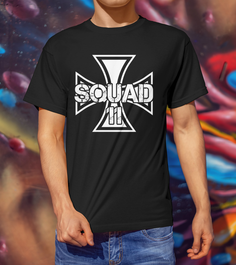 Biker Paintball Motorrad Squad Team Club 11 0744 T-Shirt