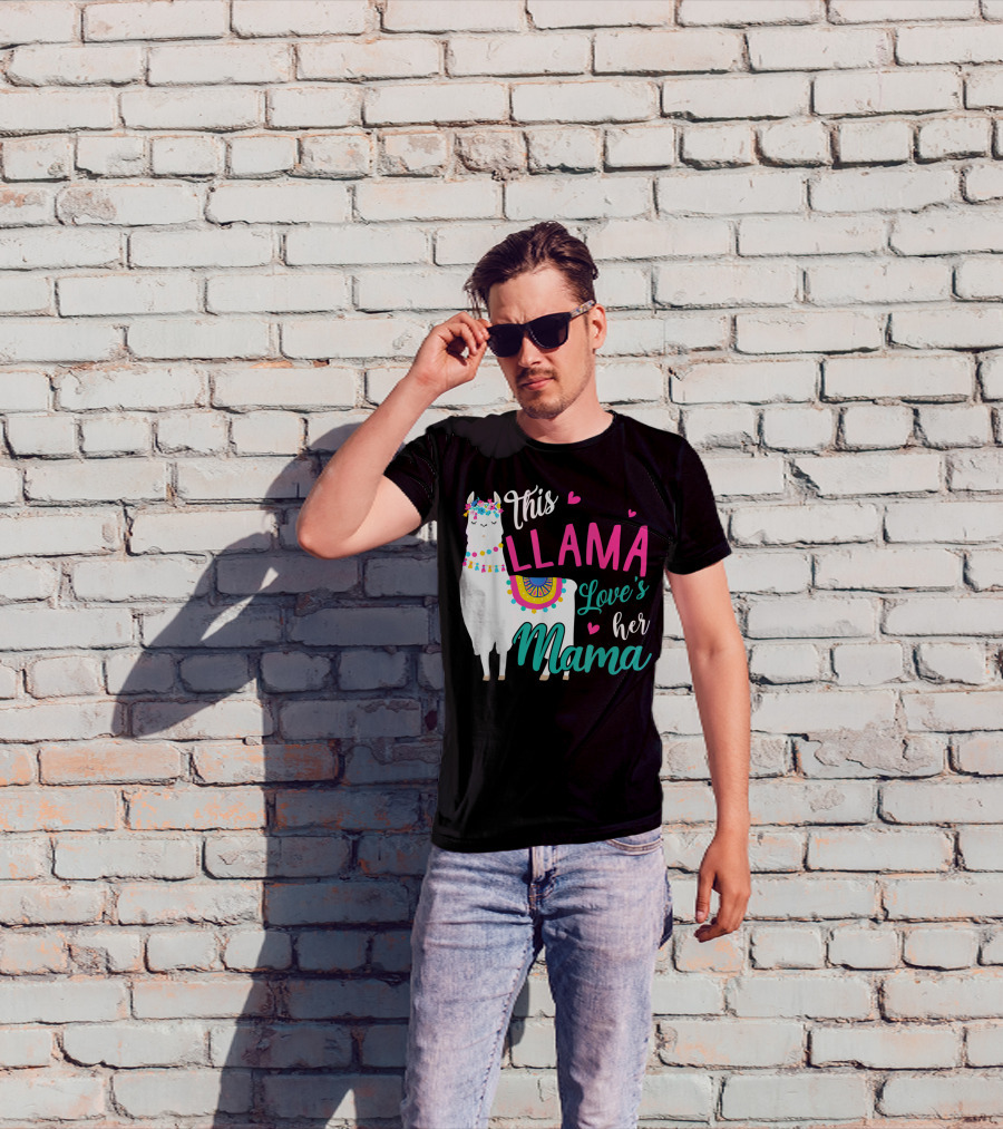 This Llama Loves Her Mama Mother's Day T-Shirt