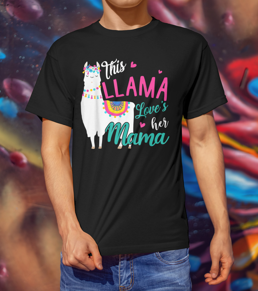 This Llama Loves Her Mama Mother's Day T-Shirt