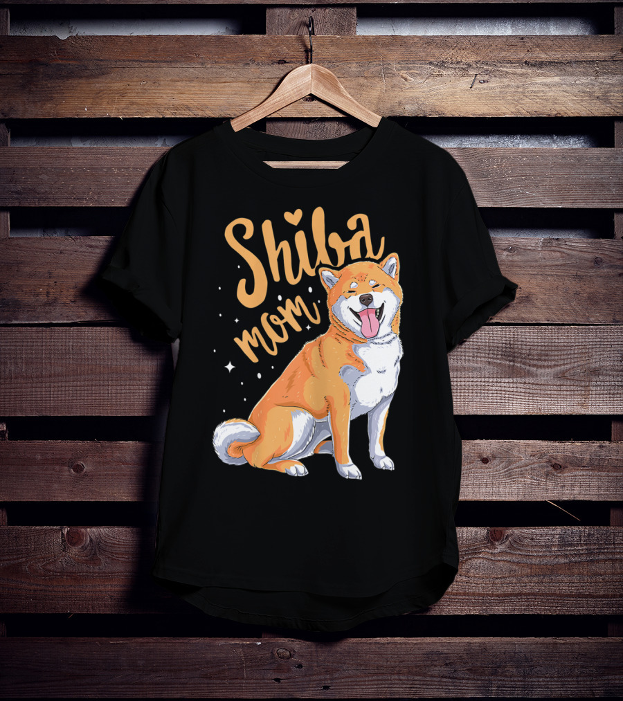 Shiba Inu Mom Funny Dog Lover For Shiba Inu Owner T-Shirt