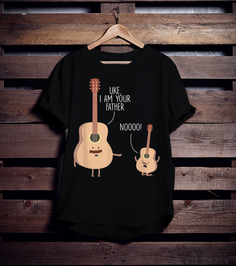 Uke I Am Your Father Ukulele Guitar NOOOO T-Shirt