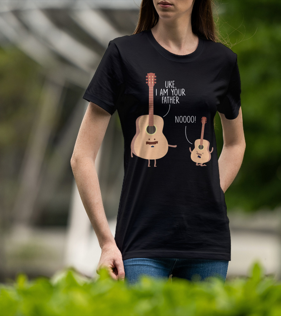 Uke I Am Your Father Ukulele Guitar NOOOO T-Shirt