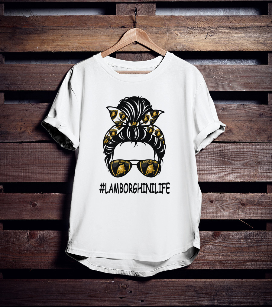 LAMBORGHINILIFE Sunglasses And Bandana T-Shirt