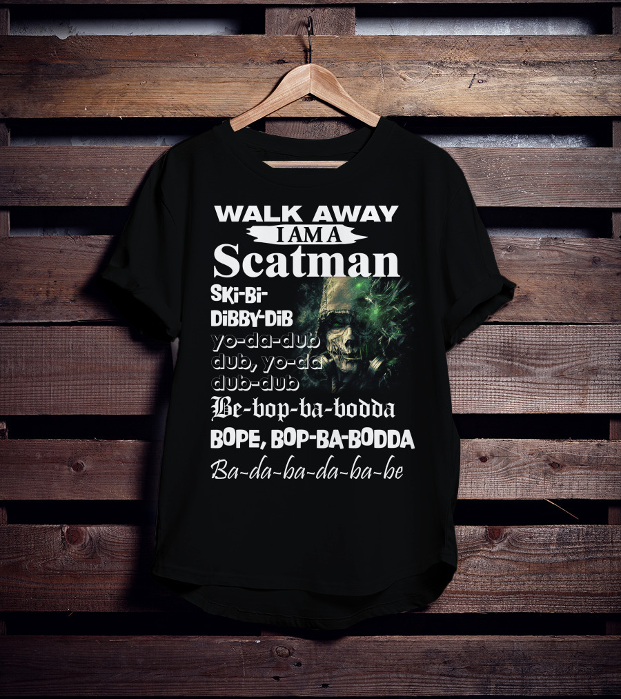Walk Away I Am A Scatman Ski Bi Dibby Dib Yo-da-dub Dub Yo-da Dub-dub Be-bop-ba-bodda BOPE BOP-BA-BODDA Ba-da-ba-da-ba-be T-Shirt