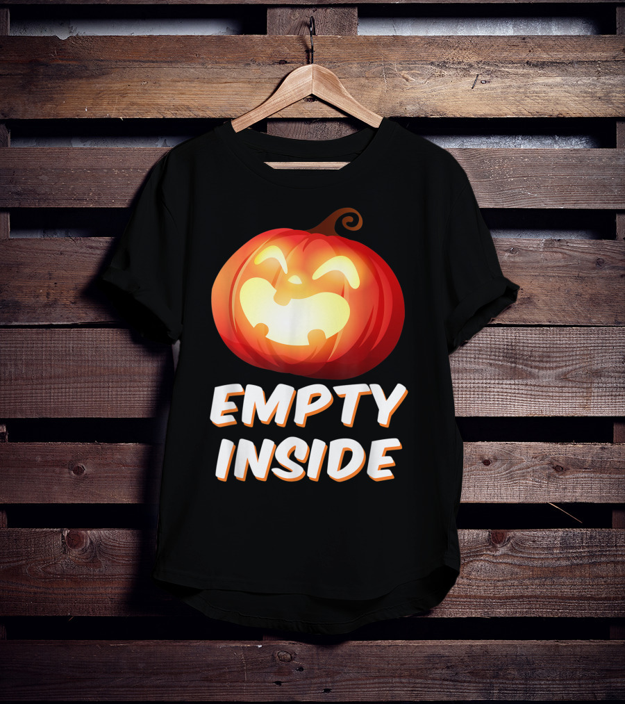 Empty Inside Halloween Pumpkin T-Shirt