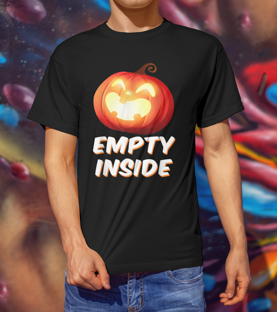 Empty Inside Halloween Pumpkin T-Shirt