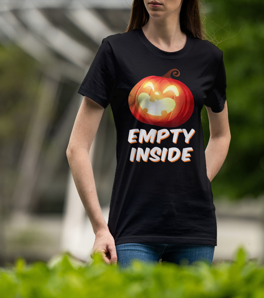 Empty Inside Halloween Pumpkin T-Shirt