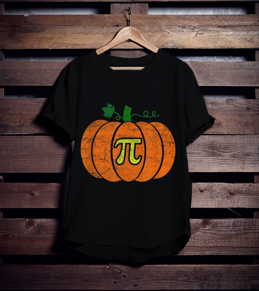 Halloween Pumpkin Pi Pie T-Shirt